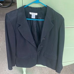 Chaus Black Wool Blazer